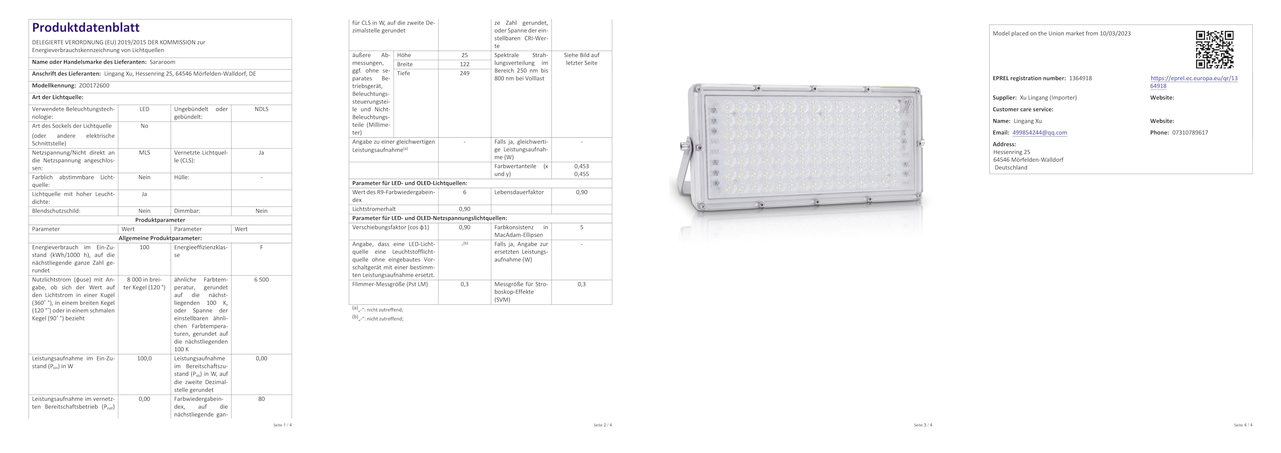 CREATESTAR LED Fluter 150W Außenstrahler - Megahell Mit 18000LM Für Garten & Garage