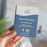 Vista 10 de Earth Mama Herbal Sitz Bath Artículos esenciales para el embarazo y posparto, baño de asiento relajante para hemorroides con hamamelis