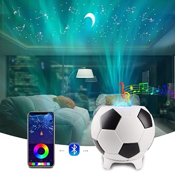 LED Galaxy Star Projector, Football 3D 