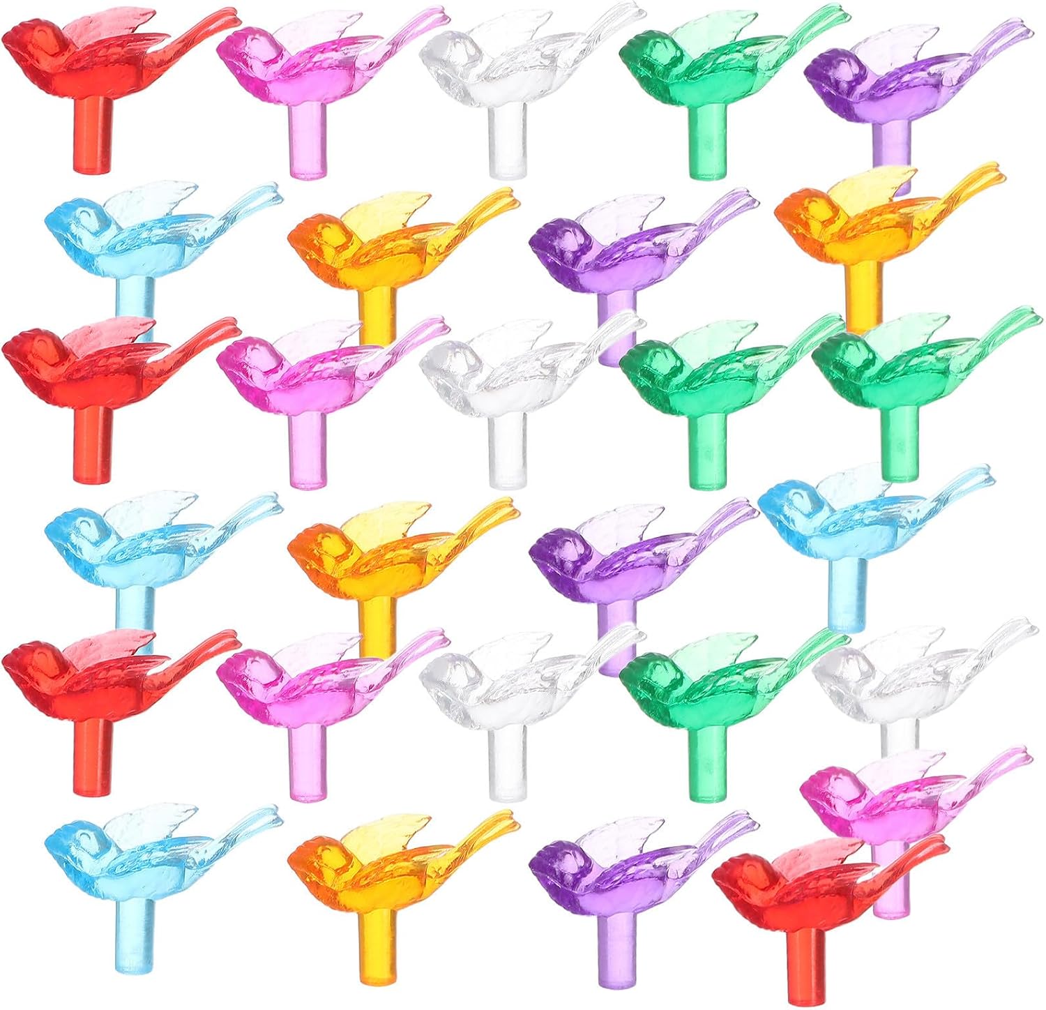 Generic 140pcs Replacement Mini Light Bulbs for Ceramic Christmas Tree, Plastic Bird Shaped Ornaments with Soft Glow and Easy Installation for Seasonal Celebrations and Holiday Decoration