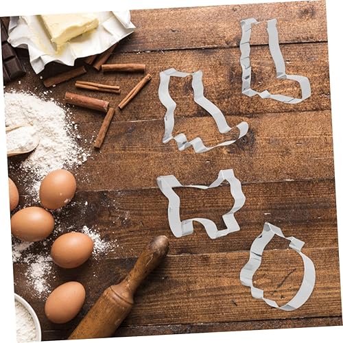 Miniatura 9 de LABRIMP 4pcs Cat Shape Mold Baking Cutter Sandwiches Molds Shape Cutters Non Stick Cookie Cutter Cookie Mould Molde Para Pastel Pastry Cutter Cut