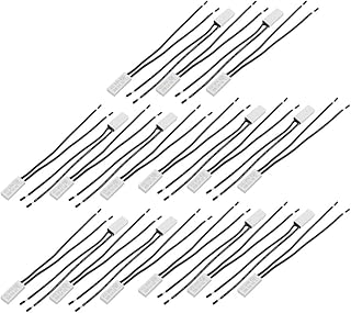 Aexit 25Pcs 250V Door Control KSD 9700 110C NC 2 Terminals Temperature Control Keyswitches Thermostat Controller