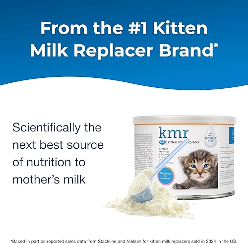Miniatura 2 de PetAg KMR Kitten Milk Replacer Powder - 6 onzas - Fórmula en polvo para gatitos con prebióticos, probióticos y vitaminas para gatitos recién nacidos