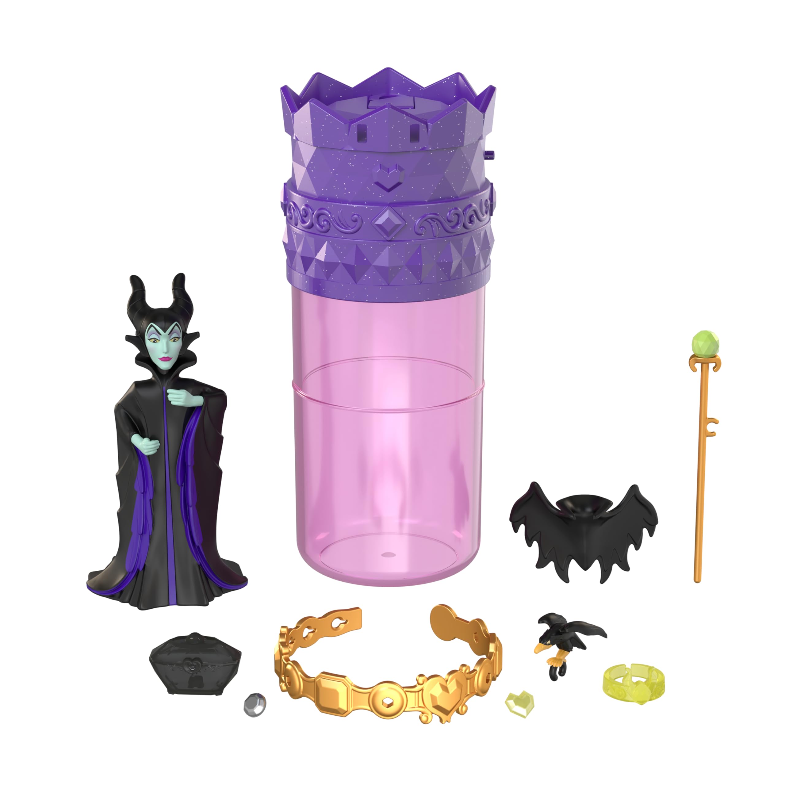 Mattel Disney Princess Small Doll Royal Color Reveal with 6 Surprises Including Scented Ring and 4 Accessories (Dolls May Vary) - Image 2