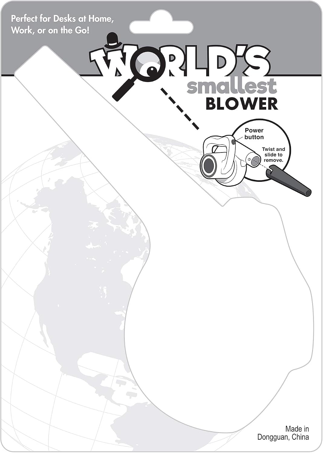 Westminster, Inc. World's Smallest Blower - Real, Working, Tiny, USB Powered Leaf Blower