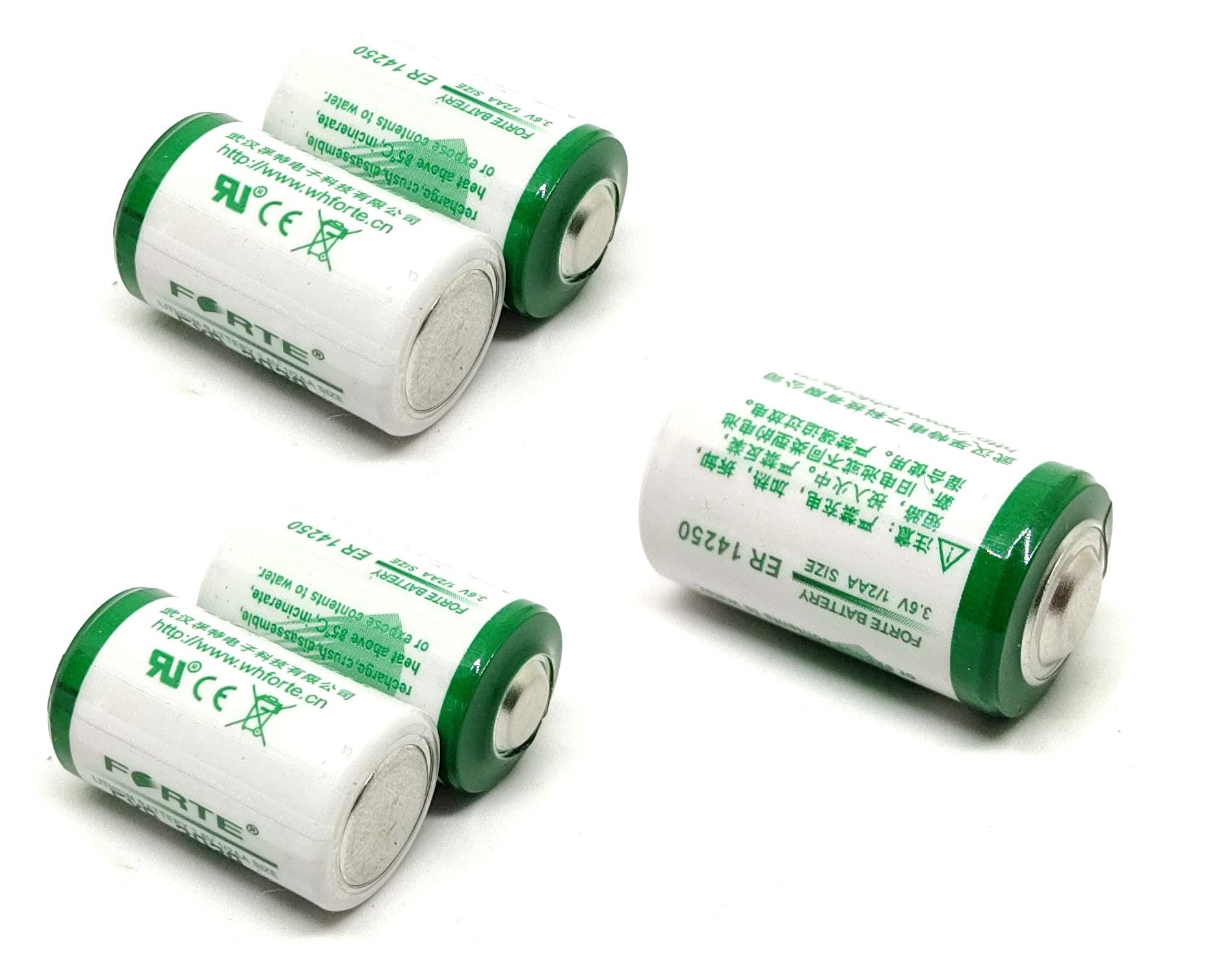INVENTO 5pcs 3.6V 1200mah ER14250 1/2AA LITHIUM THIONYL CHLORIDE BATTERY (LiSoCl2) Battery Non Rechargeable for CNC PLC (B08YLHXNYD) Amazon Price History, Amazon Price Tracker