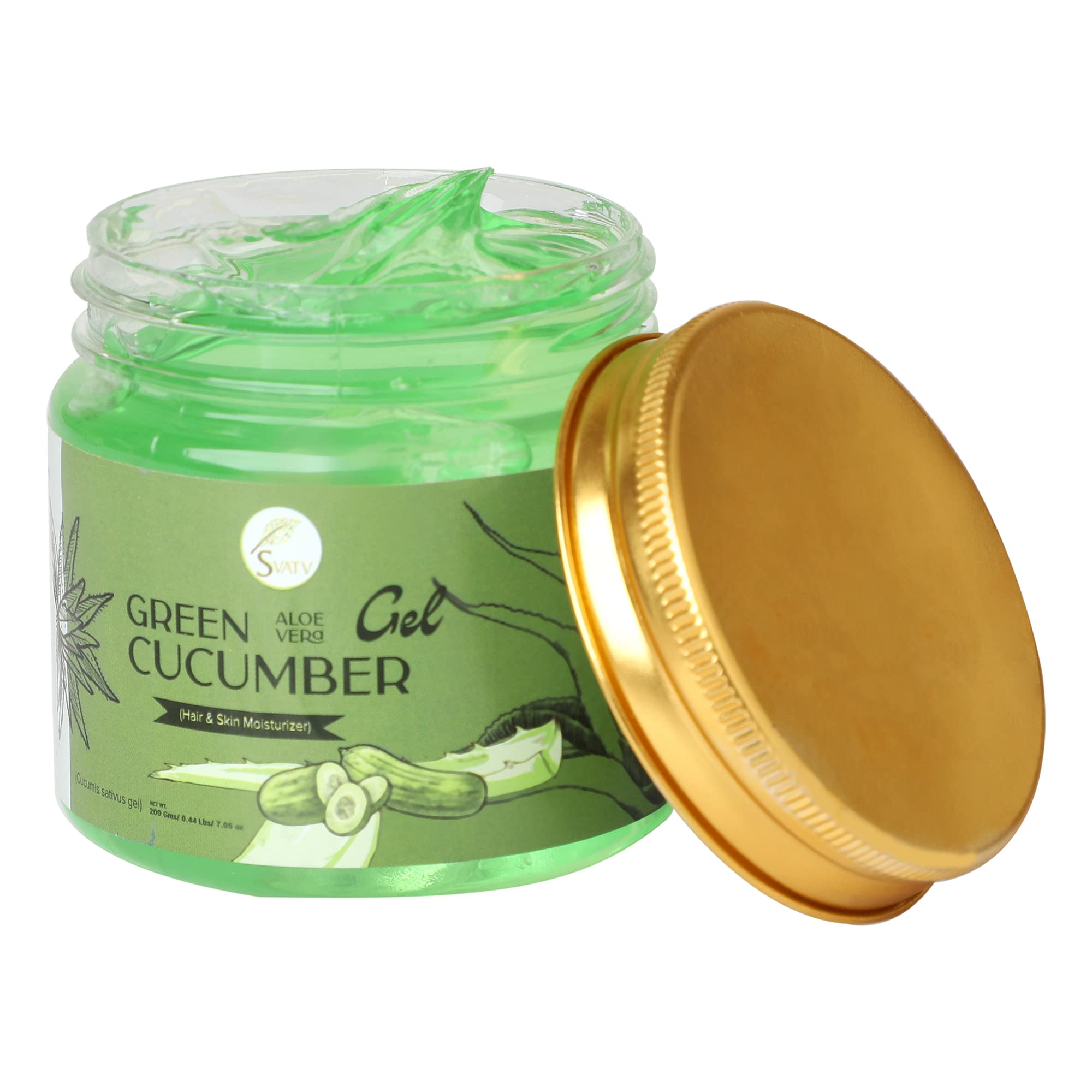 SVATV Cucumber Aloe Vera Gel, 200 ml (Pack of 1) - Image 4