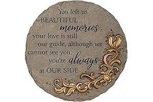 Carson Beadworks Memories Garden Stone: Cherish the Memory of Loved Ones