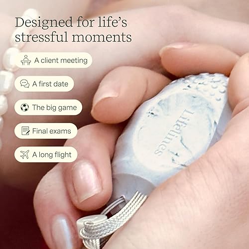 Miniatura 7 de Lifelines Paquete de 2 piedras de tierra con aroma con movimiento y juego de aceites esenciales, difusor de aceite esencial portátil con aire