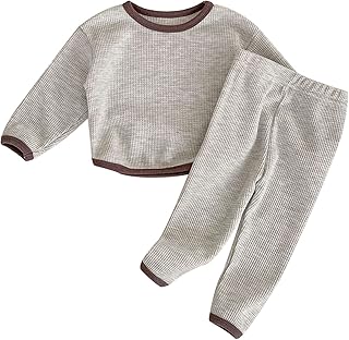 inlzdz Baby,Clothing,Baby Boys 0-24m,Underwear,Sets inlzdz Newborn Baby Boy Girl Long Johns Underwear Winter Thermal Shirt & Trousers Clothes Set