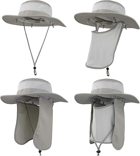 Miniatura 2 de Outdoor Sun Hat UPF 50 Protection Waterproof Fishing hat Face Cover Summer Neck Flap Hat