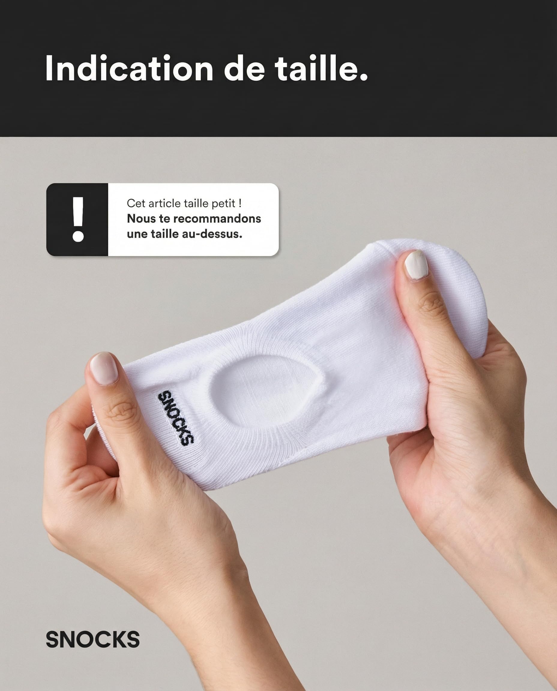 Snocks Socquettes Femme et Homme - Lot de 6 - Antidérapantes, Coton Bio Certifié, Respirantes - Chaussettes Basses Courtes - Taille 35-50
