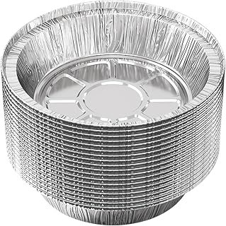 Inserts For Air Fryer,50 Pieces Aluminum Foil Slices - Oil-resistant Aluminum Foil Air Fryer Liners | For Bakeware, Steamer, Baking, Toaster, Oven, Restaurant, | Oljebeständiga Förlag För Luftfritös För Ångkokare Mikrovågsugn Brödrost Och Ugn Bakning Restaurang Kött Och