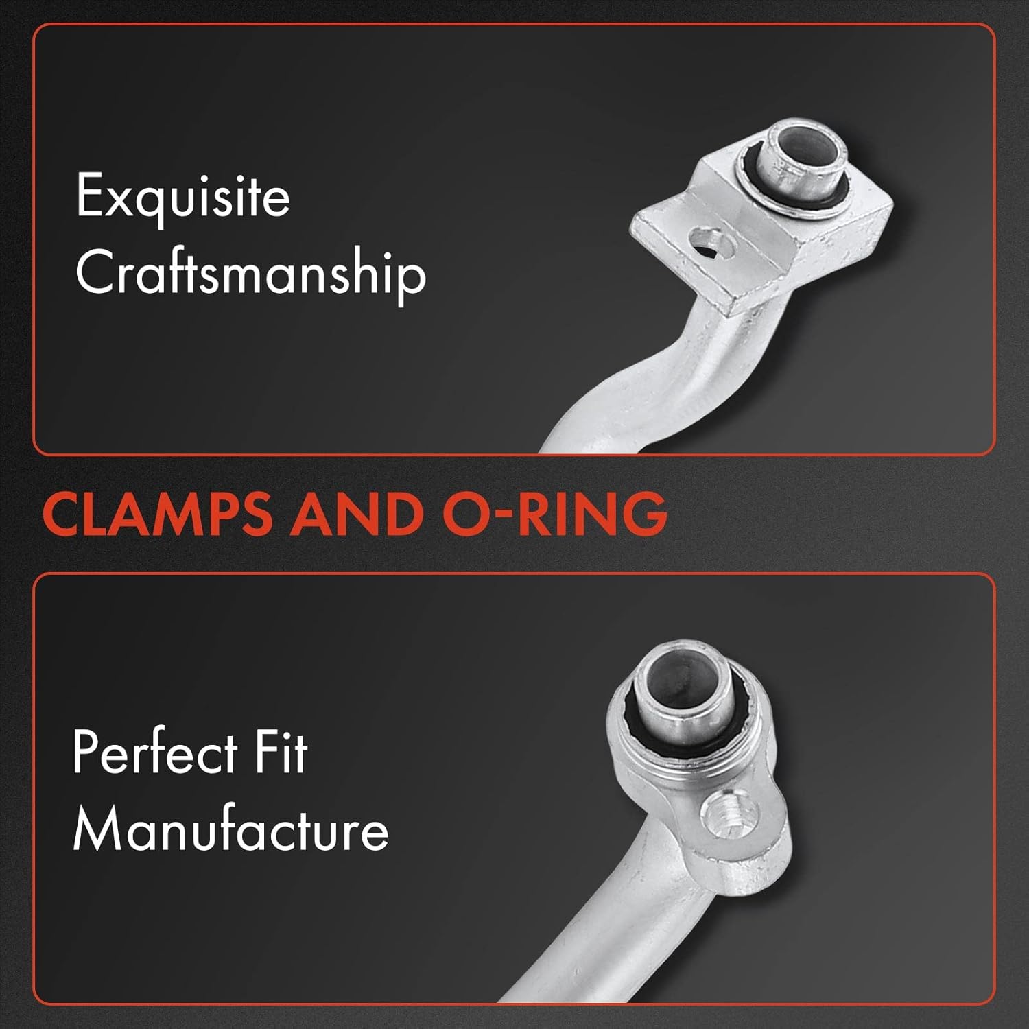 A-Premium A/C Suction Line Hose Assembly Compatible with Chevrolet Sonic 2013-2018 1.8L, Compressor to Evap