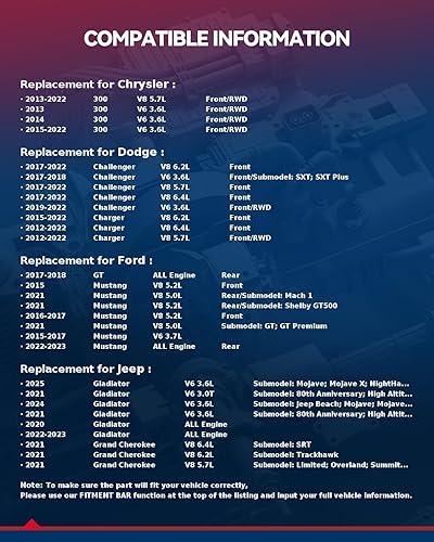 Vista 687 de KAX Espaciadores de rueda de 0.236 x 5.315 in, espaciadores de rueda centrados de 2 pulgadas y 6 lengüetas para F-15-0, Expedition, Mark LT, Negro