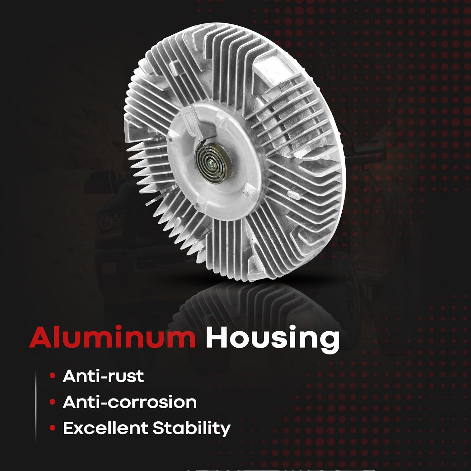 22059 Fan Clutch Electronic Radiator Cooling Fan Clutch Compatible with 2011-2020 Ram 1500, 2011-2019 2500, 2011-2018 3500, 4000, 1500 Classic & Dodge Ram 1500/2500/3500 Pickup, Ram 4000