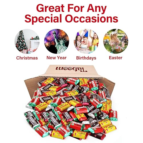 Miniatura 7 de Hershey's Miniatures - Caramelos surtidos de chocolate a granel envueltos individualmente para la indulgencia del invierno, paquete de fiesta de