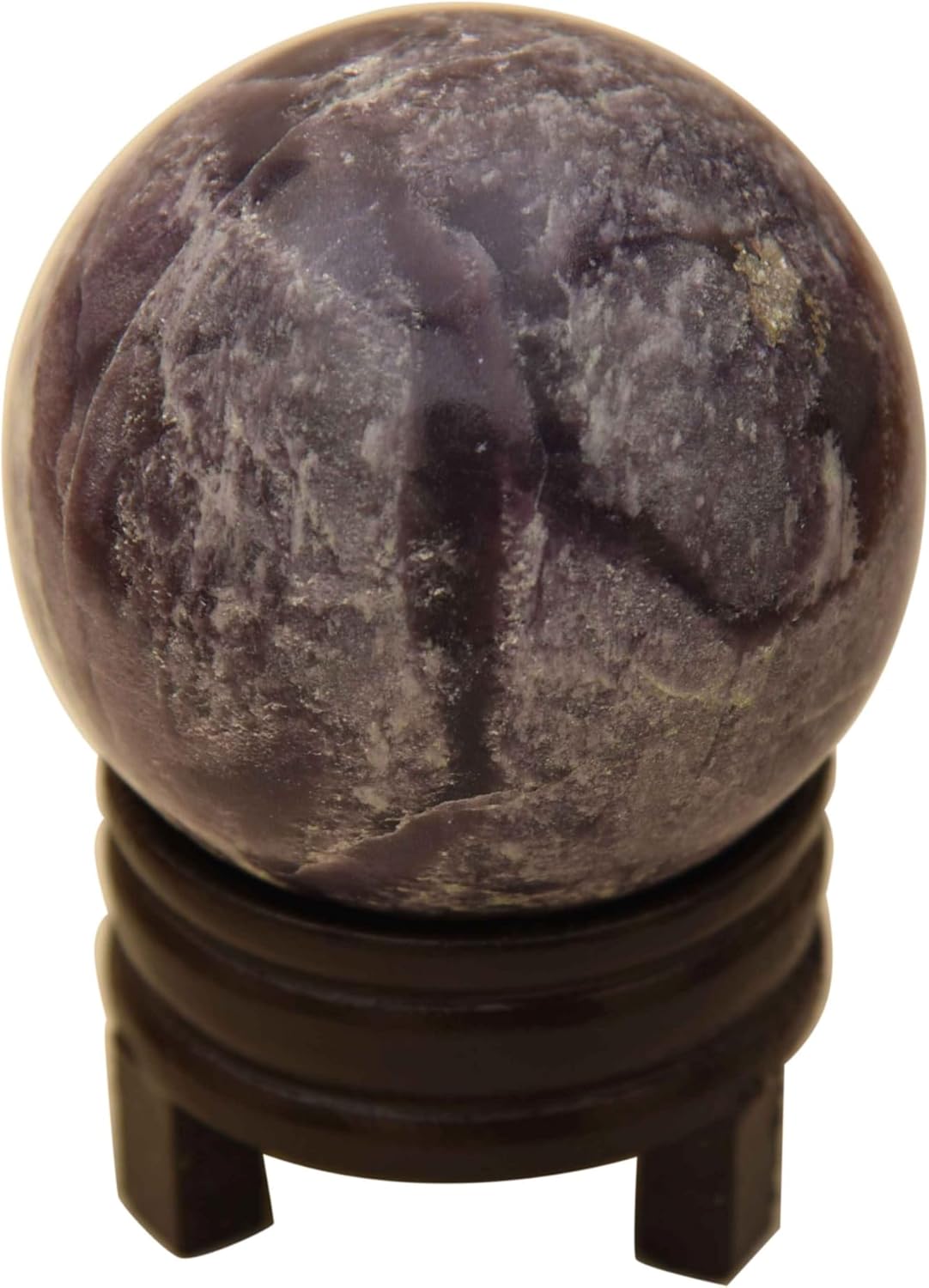 Reiki Healing Lepidolite Design #2 Sphere Ball Stone 60-70 mm Approx