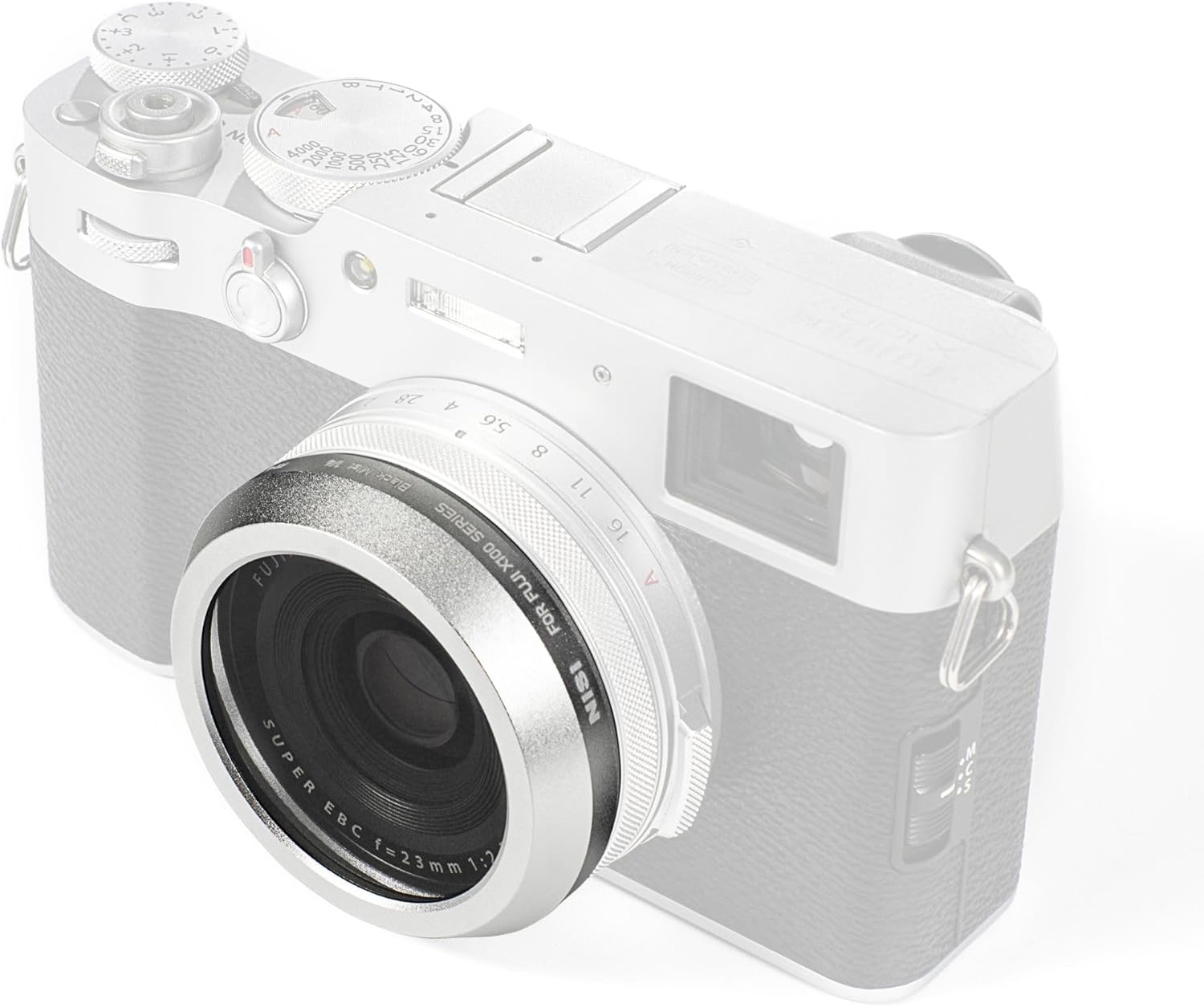 NiSi Black Mist 1/4 for Fujifilm X100 Series | Mist Effect Lens Filter | Photography and Videography (Silver Frame)