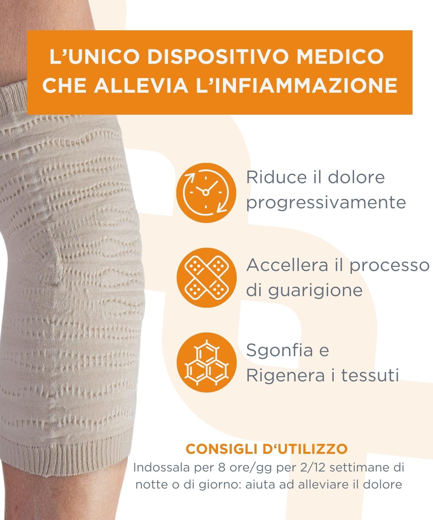 Spikenergy Gomitiera Per Epicondilite Elettro Magnetoterapia - Fascia Gomito Tennista, Per Tendinite, Infiammazioni, Dispositivo Medico Detraibile - Made in Italy, Grigio S