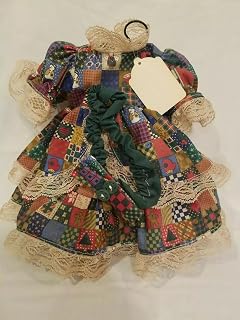 Middleton Doll Dress? Outfit Print & Lace 12" Height 6" waist & PettiPant Belt