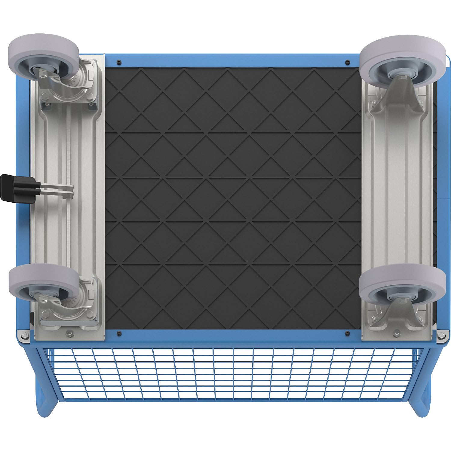 eurokraft Pro | Chariot Plate-Forme à parois grillagées