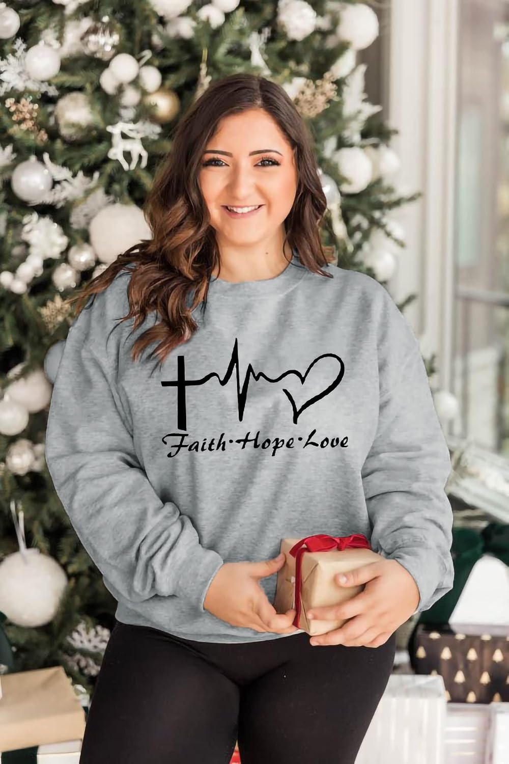 Way maker Miracle Worker Sweatshirt Women Graphic Sarcastic Christian Religious Workout Pullover Tops