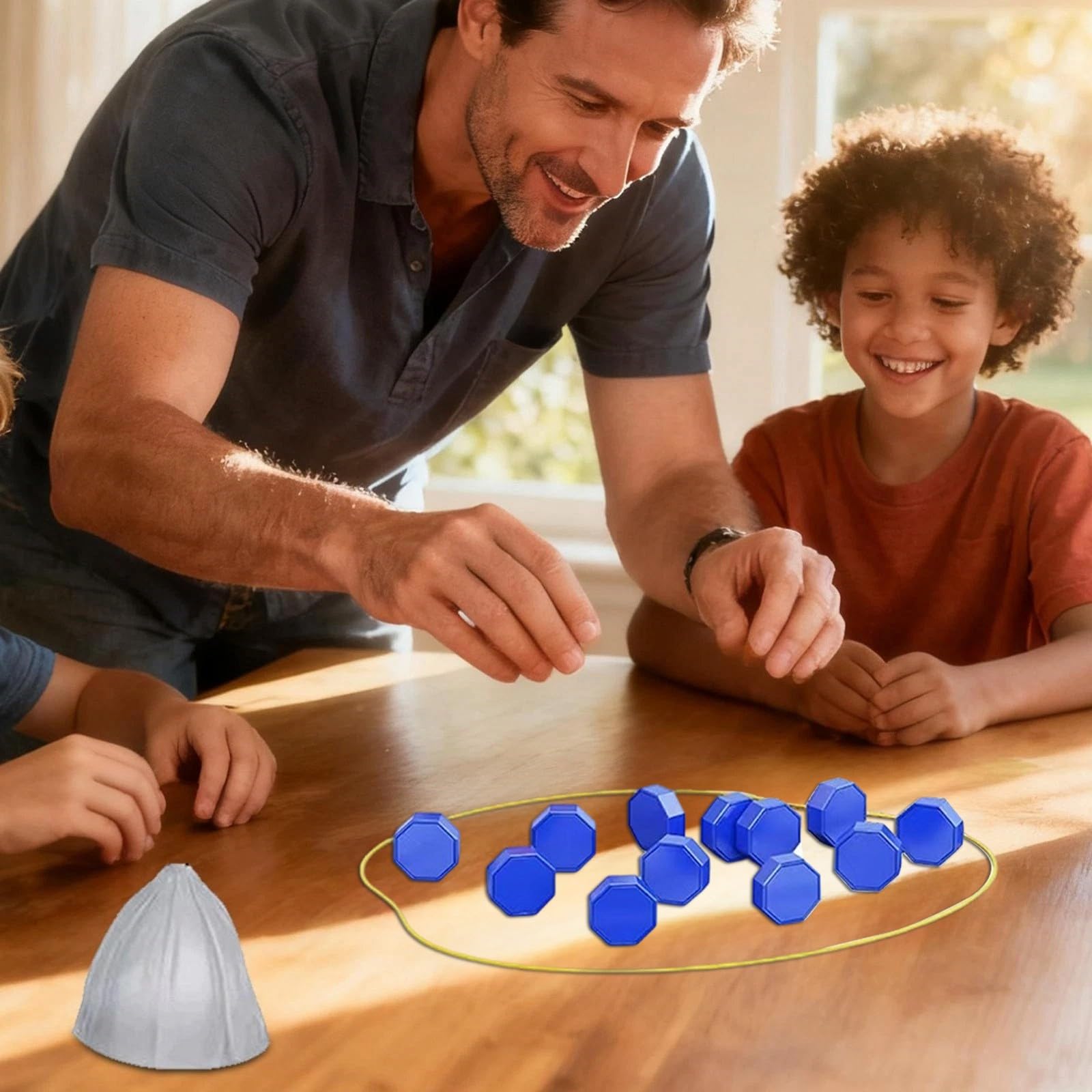 Juego de ajedrez magnético portátil con imán para viajes y camping. Con 20-40 piedras magnéticas como regalo para niños de 9 a 14 años. Incluye rompecabezas Checkers juego en formas geométricas.
