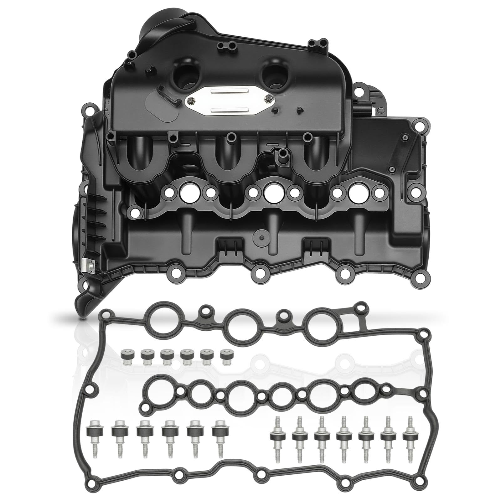 Photo 1 of **MISSING PARTS** A-Premium Left Engine Valve Cover, with Gasket & Bolts, Compatible with Land Rover Discovery/Range Rover/Range Rover Sport 2014-2018, LR4 2014-2016, Range Rover Velar 2018, V6 3.0L DOHC
