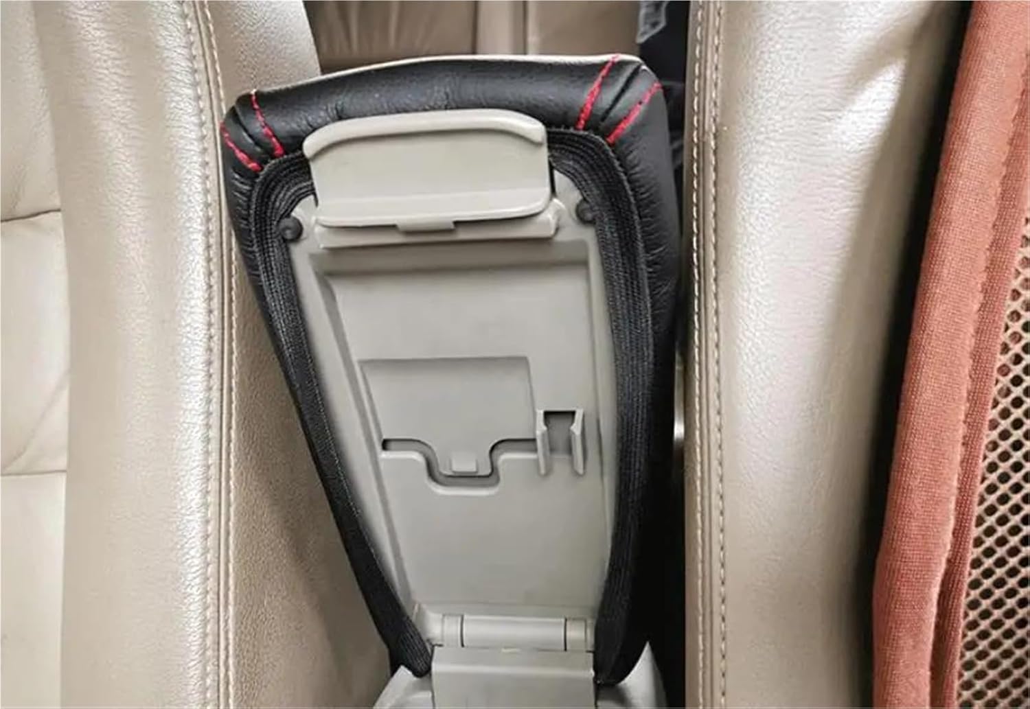 Armrest Box Protection Cover Compatible with City 2008-2014(Black)