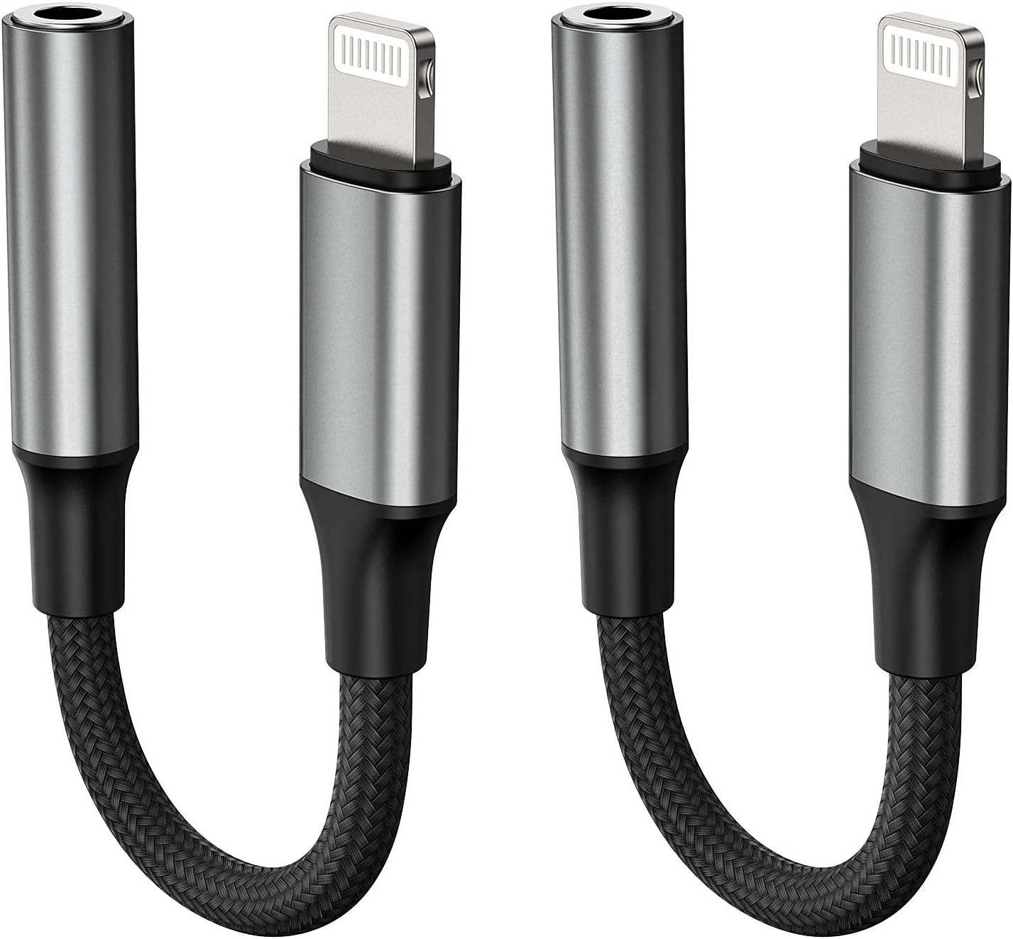 Discount RCX iPhone Headphone Adapter, Apple MFi Certified iPhone Lightning to 3.5mm Jack Adapter Converter Compatible for iPhone 12 Pro SE 11 Pro Max X XR XS Max 7 7P 8 8P iPad iPod Support All iOS (Black)