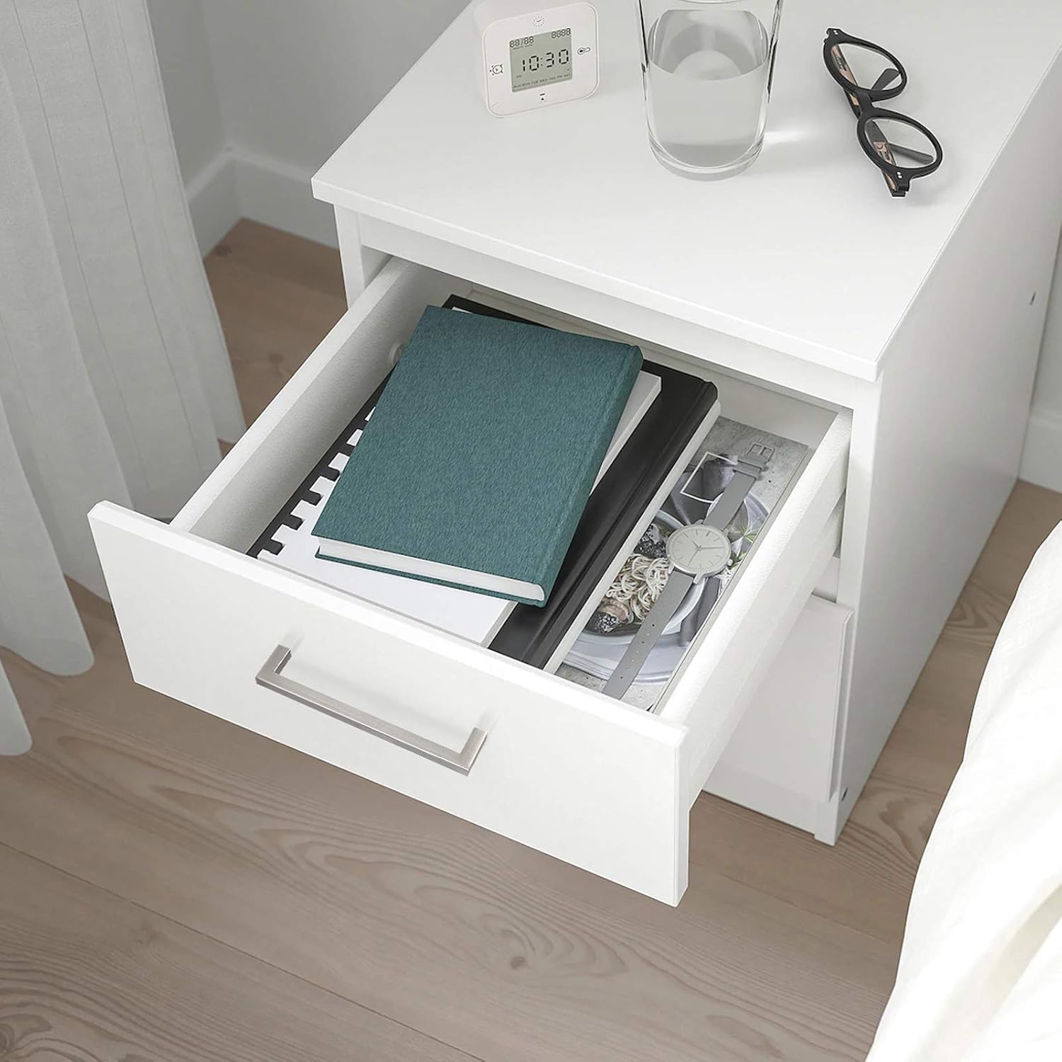 Black Friday Clearance GOBEKOR 25 Pack Brushed Nickel Cabinet Pulls Solid Drawer Pulls 5in(128mm) Hole Centers, Square Bar Dresser Handles Zinc Alloy Cupboard Handles