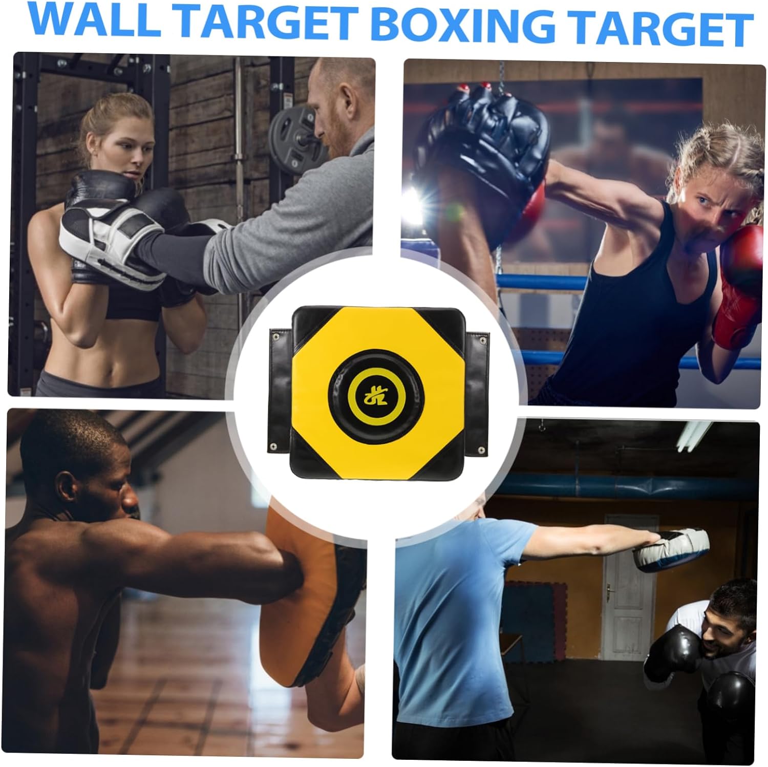 Generic Boxing Pad Wall Mount Punching Bag for Wall Boxing Workout Equipment Martial Arts Training Pad Space-Saving