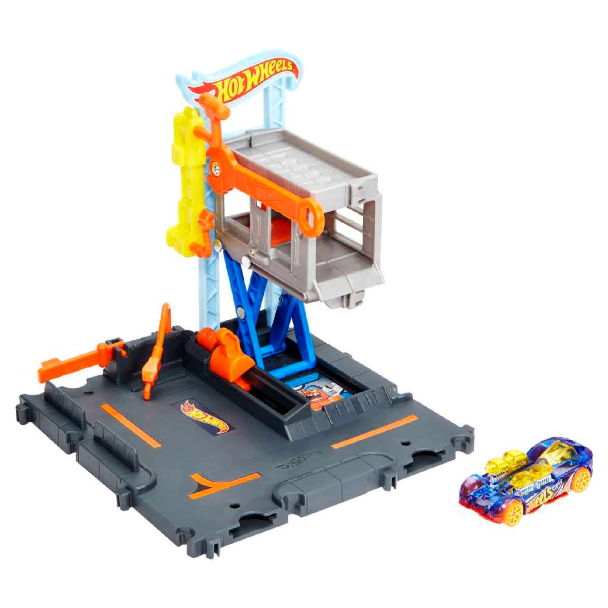 Mattel Hot Wheels City Centre Ville Assortiment de Pistes pour Voitures de Jouet HDR24
