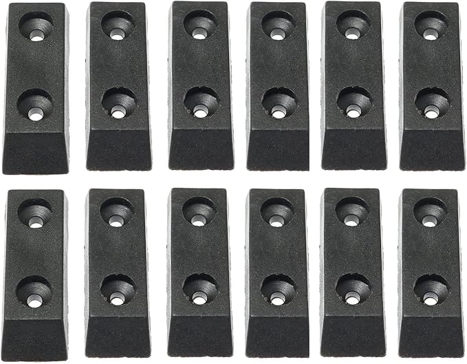 Rubber Feet Bumpers RLECS 12pcs Black Rectangular Rubber Feet Bumpers Furniture Feet Rubber Feet Bumpers RLECS 12pcs Black Rectangular Rubber Feet Bumpers Furniture Feet