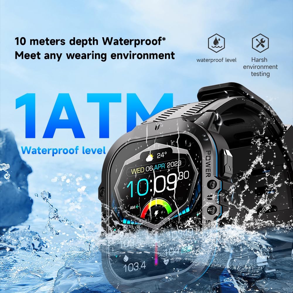 Gravity C26 Smartwatch 1 ATM waterproof