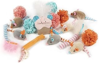 SmartyKat (16 Set Bundle Birthday Bash Variety Pack Catnip Cat Toys - Multi Color, Set of 16
