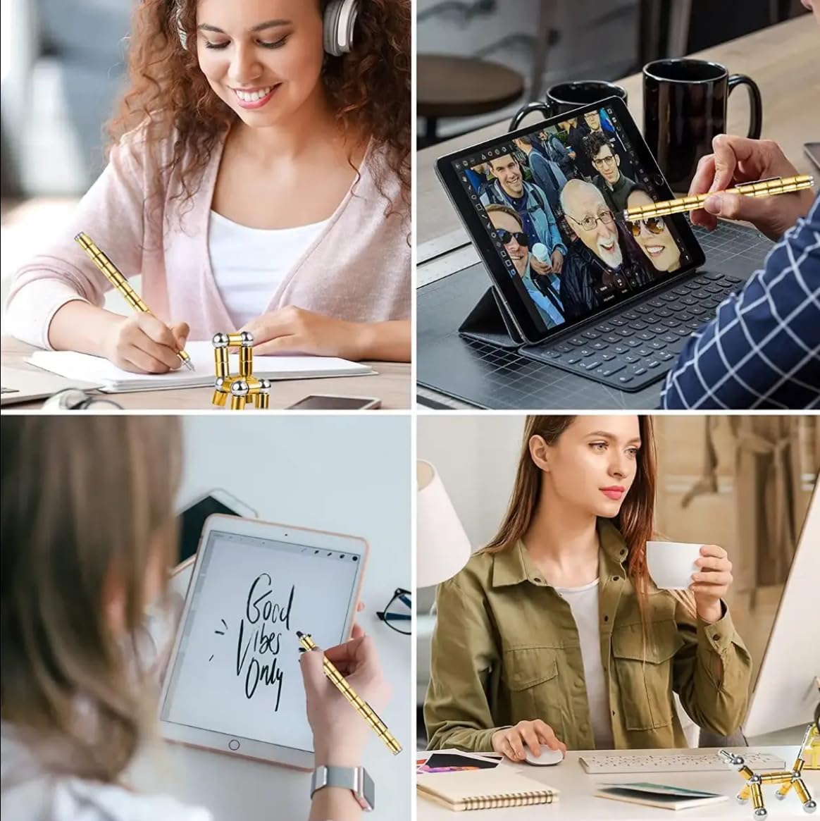 Magnetic Fidget Pen – Modular Set for Focus, Stress Relief & Creativity (Mini Set)