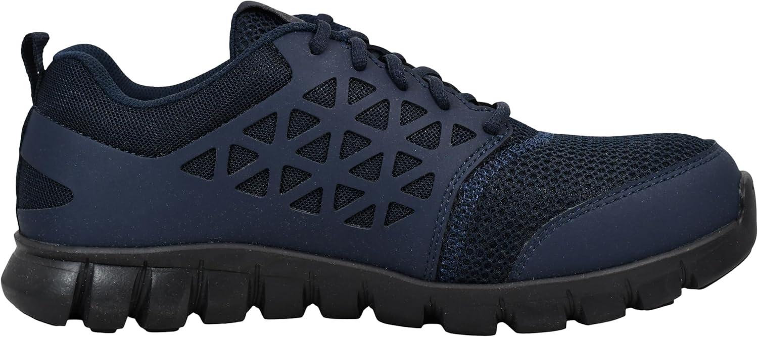 Reebok Work RB4041 Men's Sublite Cushion Work Safety Toe, Blue, 12 M US
