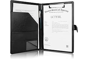 Padfolio Portfolio Folder Binder - Professional Folder Portfolio for Interviews and Presentations