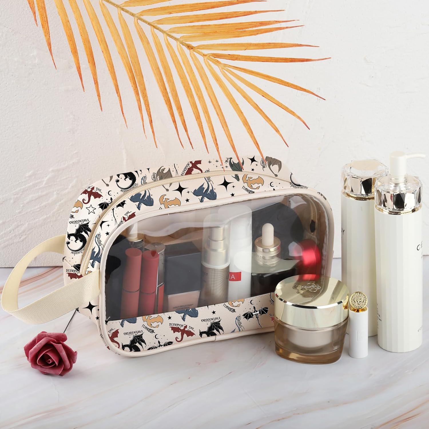 BDPWSS 4th Wing Makeup Bag Xaden Riorson Gifts You're Really A Violent Little Thing Iron Flame Dragon Rider Gift (Violent Thing MB) image 3