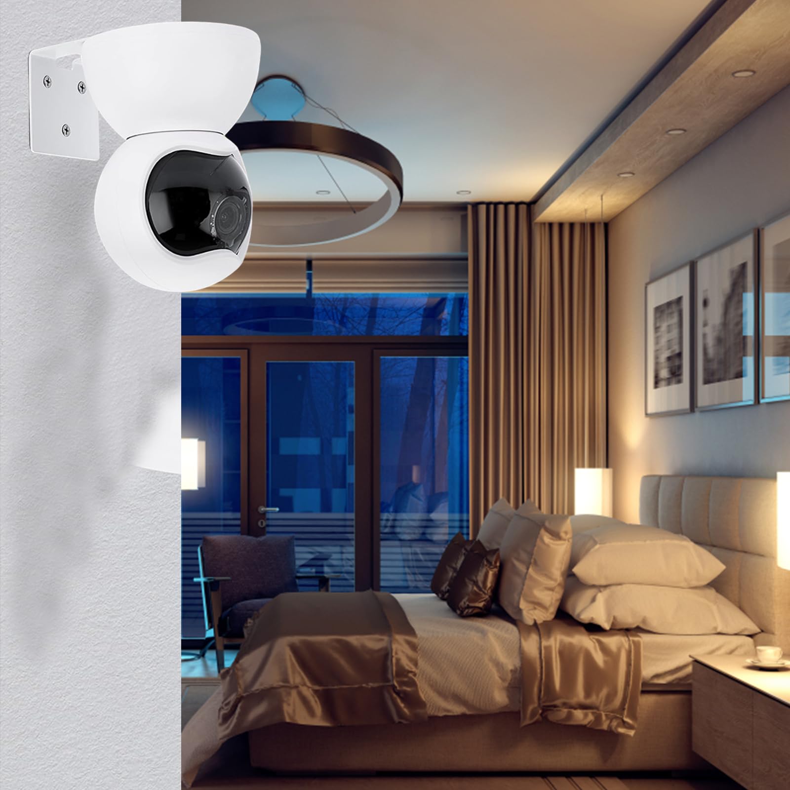 Staffa Di Montaggio Per Telecamere Di Sorveglianza - 3 Pezzi, Regolabile, Per Parete O Soffitto - Foto 8