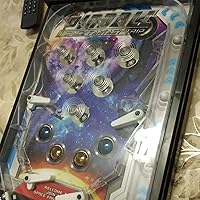 Vista 5 de Retro Arcade Game Desktop Pinball Machine Electronic Super Marble Arcade Machine Mini Pinball Juego con marcador de música ligera