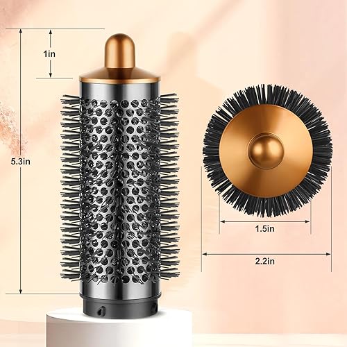 Miniatura 6 de YTCHYYSK Cepillo voluminizador redondo NíquelCobre y Filtro Cepillo de limpieza para Dyson Airwrap Accesorios Hair Styler Limp Flat Hair Volumizer