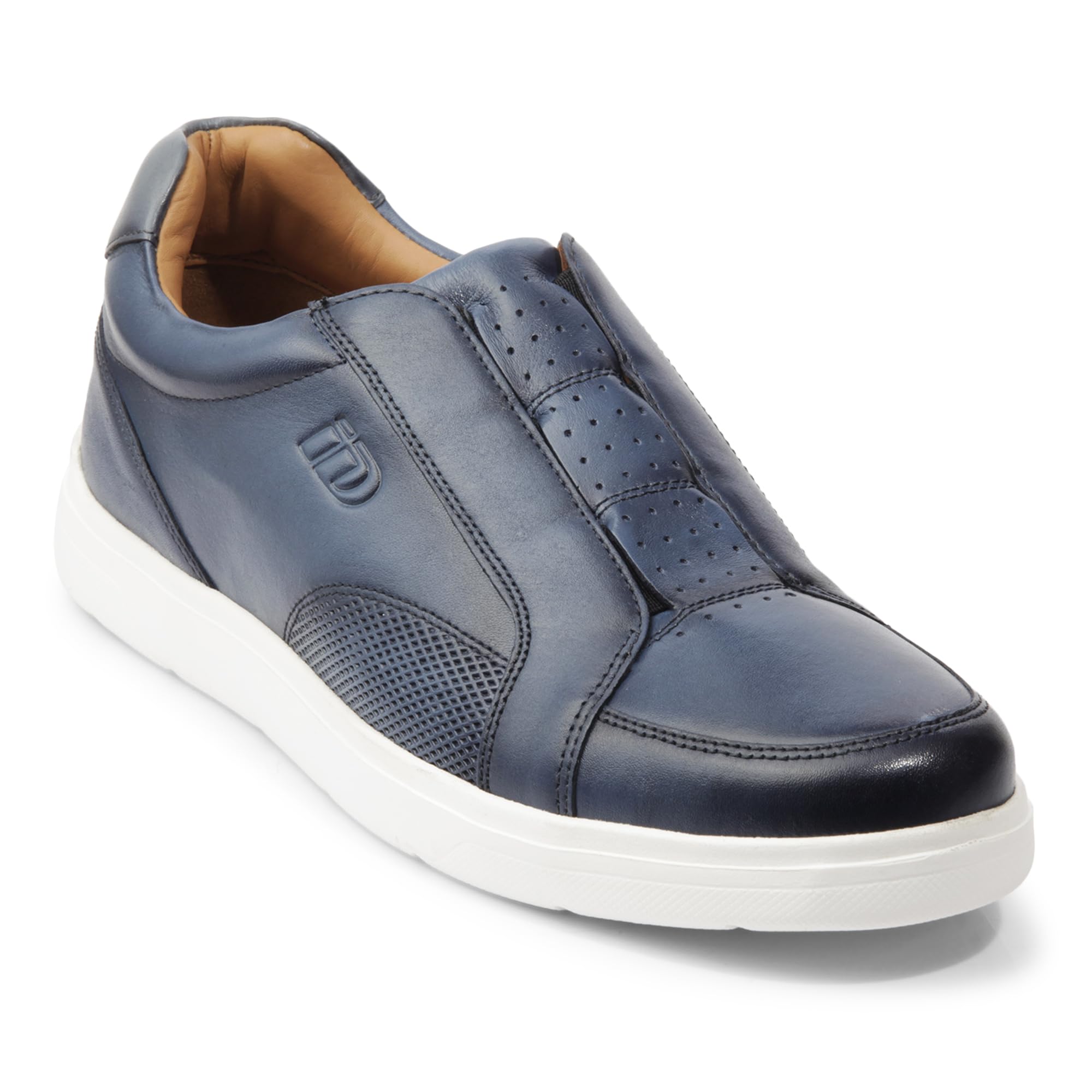 See full amazon price history chart for ID Mens Blue Round Toe Slip-On Leather Sneakers ID Mens Blue Round Toe Slip-On Leather Sneakers (B0D4YMZTXB) Amazon Price History, Amazon Price Tracker
