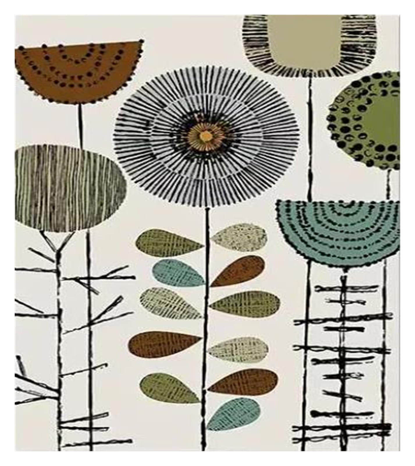 Affiches et impressions sur toile XENITE tableau art géométrique 40x50cm