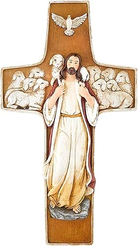 Avalon Gallery Cruz de pared de buen pastor Avalon Gallery Cruz de pared de buen pastor