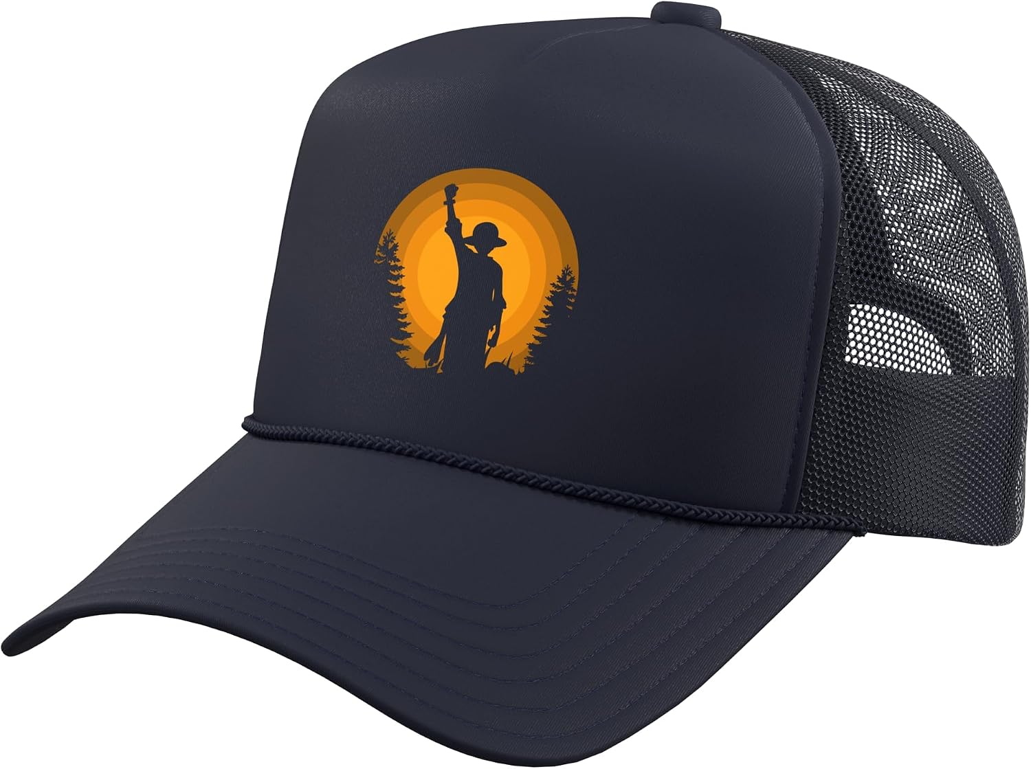 Enjoy Wear Cool Japanese Anime Manga Characters Graphic Trucker Hat with Adjustable Mesh Back