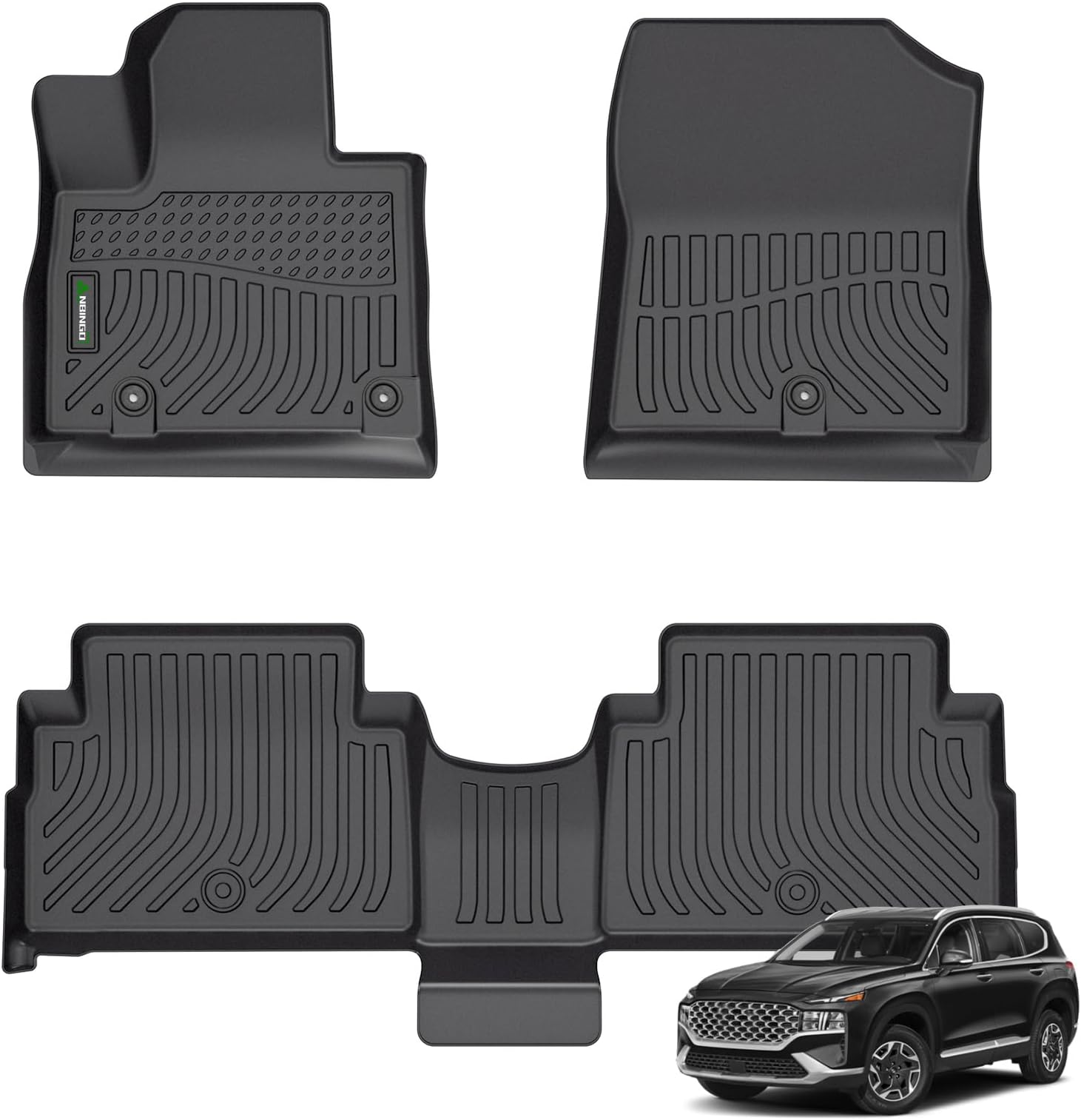 Wailtnb Floor Mats Custom for Hyundai Santa Fe Hybrid 2021