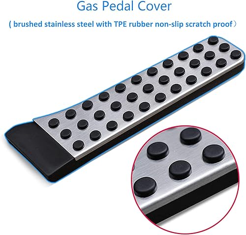 Miniatura 9 de Lotcesfun Cubierta de pedal de freno de gas compatible con Mercedes 2013-2019 GLE GLS ML GL 350 400 450 550 W166 X166 Sport Pedales de freno